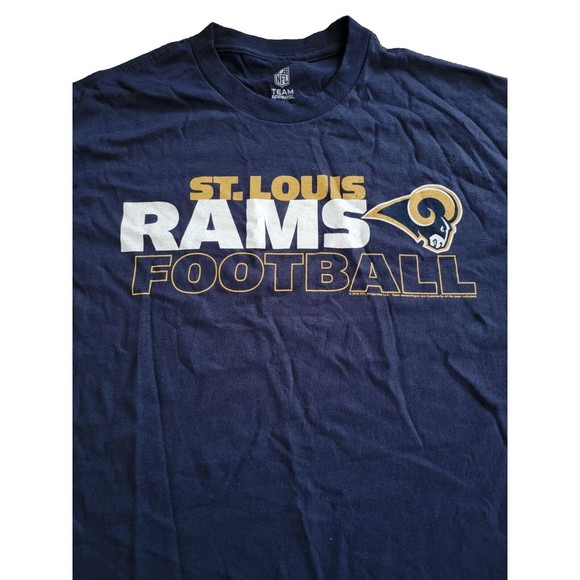 RAMS 2014 Shirt Size XL St Louis Football Crewneck Graphic Tee - Picture 1 of 5